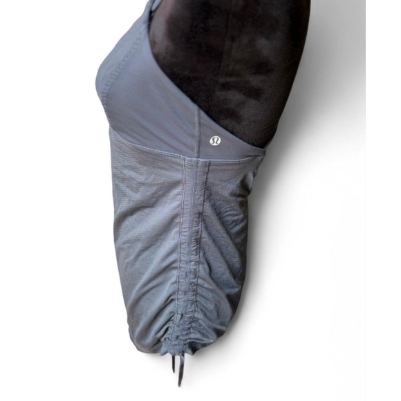Lululemon Gray Drawstring Ruched Halter Swim Top XL Estimate - Picture 3 of 4